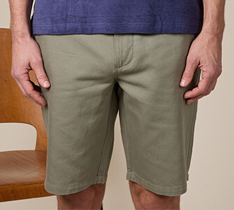 Men’s Bermuda Shorts Almond Green - BRASEY