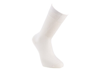 Ribbed cotton socks - Ecru