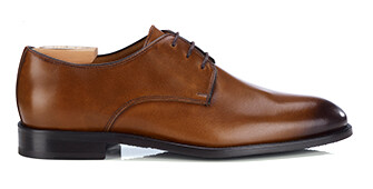 Patina Chestnut Leather - Derby Shoes - MARKFORD