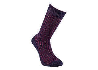 Men's Middle Grey Melange Mercerised Cotton Socks