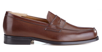 Chestnut Men's penny loafers - WEMBLEY CLASSIC