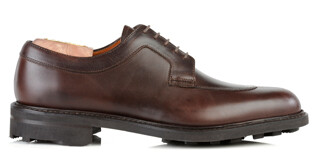 Chocolate Derby Shoes - Rubber outsole - KENT GOMME COUNTRY