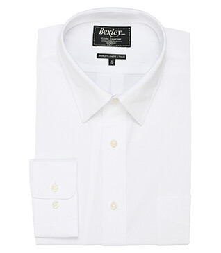 White Cotton shirt - Chest pocket - ALBERT