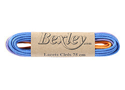 3 pairs of shoelaces for dress shoes - Blue, Orange & Purple
