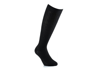 Men's Black Cotton high Socks
