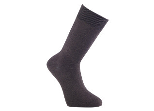 Men's Dark Brown Mercerised Cotton Socks