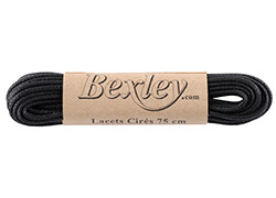 3 pairs of Black shoelaces for men's dress shoes
