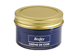 Blue Leather shoe polish
