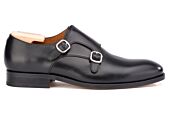 Black double Buckle Shoes - CHIGWELL