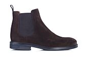 Brown Suede Chelsea Boots - FANGLER GOMME CITY