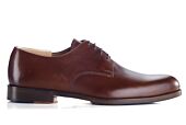 Patina Chestnut Derby Shoes - Rubber pad - DOVER PATIN