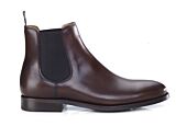 Patina Chocolate Leather Chelsea Boots - ALDERTON GOMME
