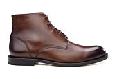 Patina Chocolate Leather Boots - KINSHAM