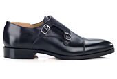 Black Leather Buckle Shoes - GREYDALE PATIN