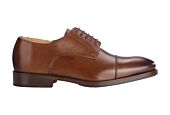 Men's Derbies Patina Chestnut leather sole with rubber pad - MAYWELL PATIN