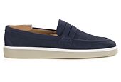 Navy Nubuck Men's loafers - BOKEELA