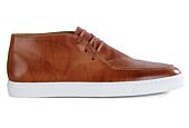 High-top Men's Sneaker – Patinated Chestnut - TAHARA