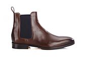 Dark Patina Chestnut Chelsea Boots - STANHIGH PATIN
