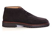 Men's brown suede boot with lug sole - MINNEOLA