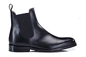 Men's black leather Chelsea boot - FLAGER CLASSIC GOMME