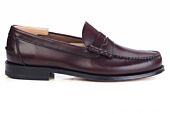 Men's burgundy penny loafer - YALE