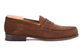 Havana Suede Men's penny loafers - WEMBLEY CLASSIC