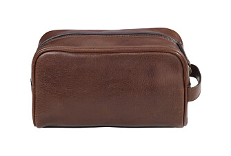 Cognac leather Travel kit