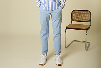 Men's chino trousers Light Azure Blue - KYRK