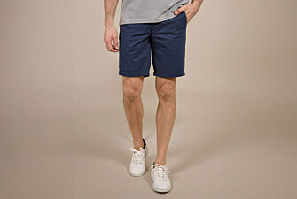 Navy Denim Chino Shorts - BARRY