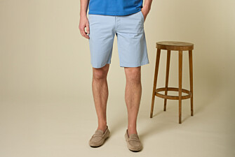 Light Azure Blue Chino Shorts - BARRY