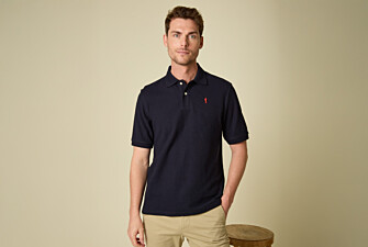 Navy Men's polo shirt - GARETH