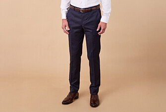 Men's Suit Trousers - Navy Blue  - LAZARE