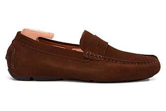 Havana Suede Men's Driving Moccasins - SEACREST II