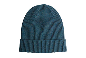 Dark Heather Green Wool Beanie Hat - BENNETH