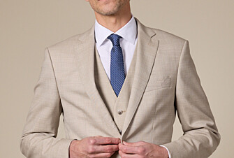 Prussian Blue Squared Silk Tie