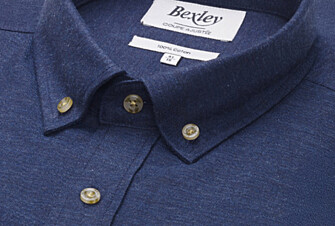 Navy Flannel shirt with Pocket - ALEXANDER