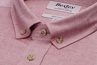 Dark Coral Flannel shirt with Pocket - ALEXANDER