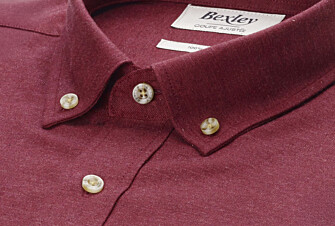 Burgundy Red Flannel shirt with Pocket - ALEXANDER