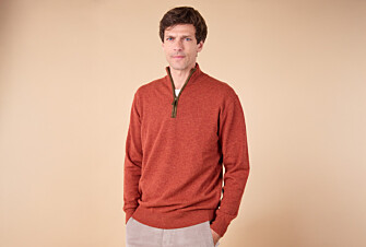 Spice Melange half-zip wool jumper - KEITHY