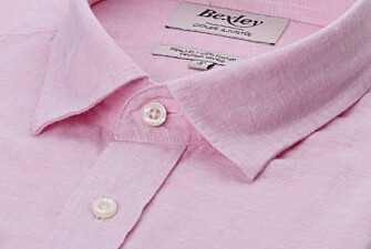 Pink Chambray cotton linen shirt - SILBERT