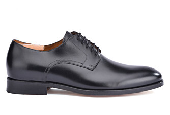Black Leather Derby Shoes - PENFORD