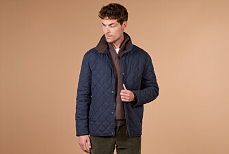 Navy Quilted Jacket - TORSTEN II