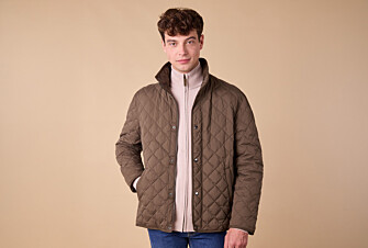 Chocolate Quilted Jacket - TORSTEN II