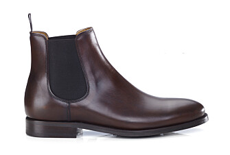 Patina Chocolate Leather Chelsea Boots - ALDERTON GOMME