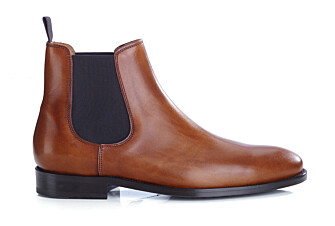 Patina Gold Leather Chelsea Boots - ALDERTON GOMME