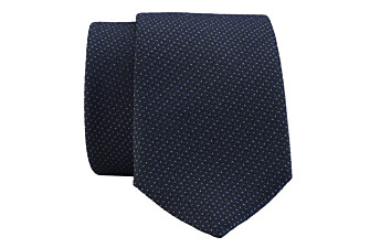 Men's dark green & sky blue textured silk tie