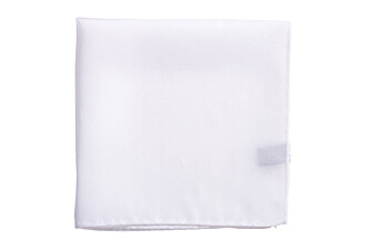 White Mulberry Silk Pocket Square