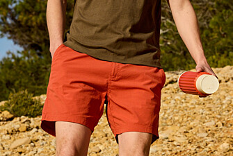 Men’s Basque red swim shorts - BRENTAN
