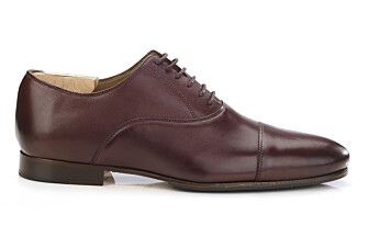 Burgundy Oxford shoes - Leather outsole & rubber pad - LENNOX PATIN