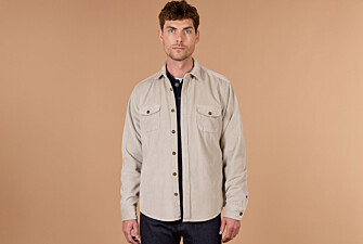 Light Beige Corduroy over shirt - VICTORIN